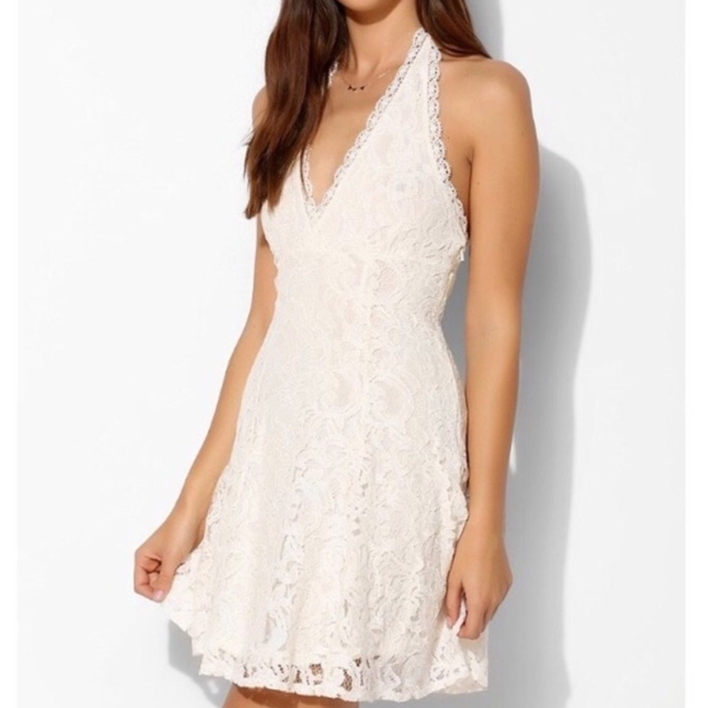 Kimchi Blue Urban Outfitters Lace Halter Dress